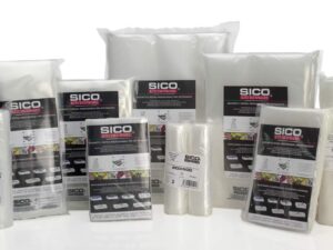 SICO PRÉMIUM csontszúrás álló, főzhető, extra erős légcsatornás vákuumtasakok 140 mq